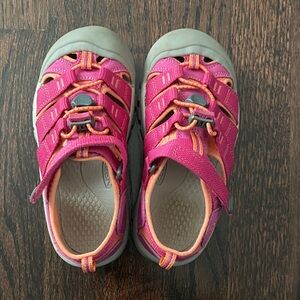 KEEN Kids Pink and Orange Sandals